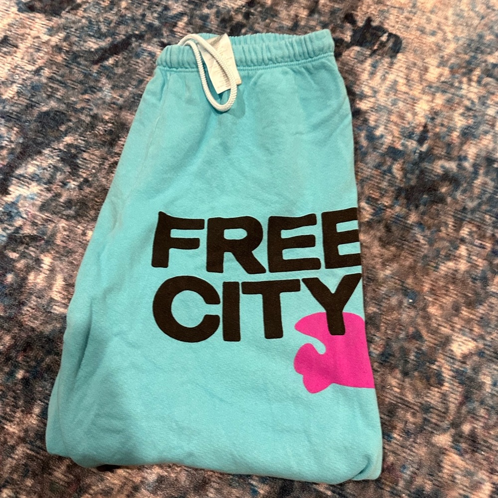 Free City Turquoise Sweatpants